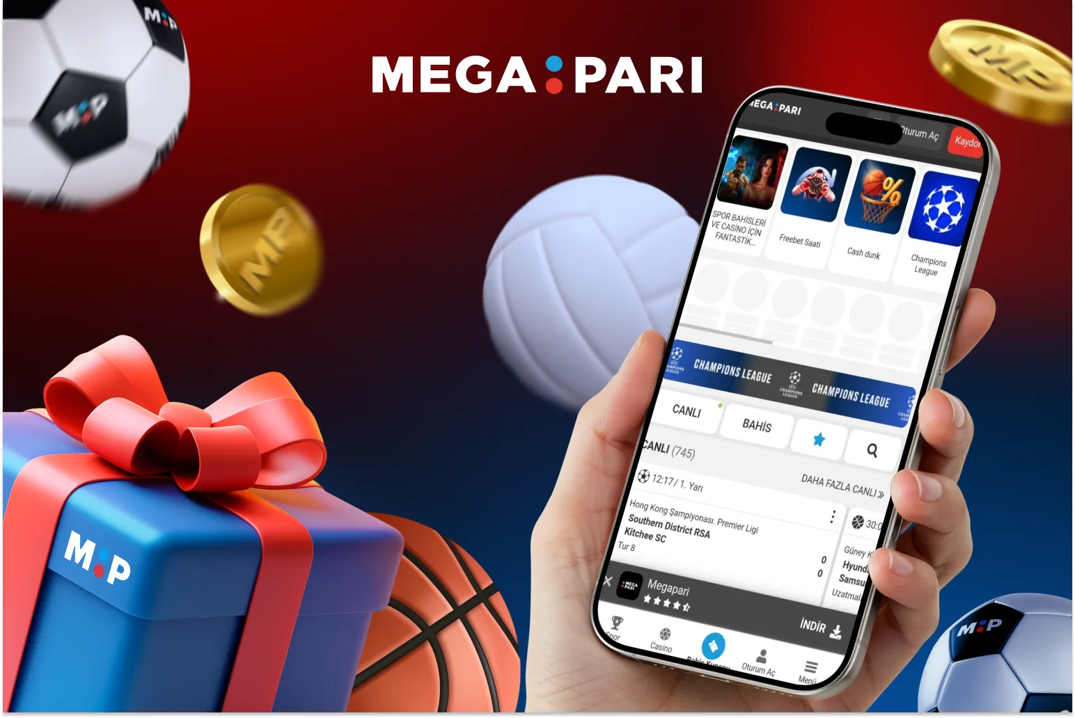 Megapari Türkiye Uygulaması Görseli